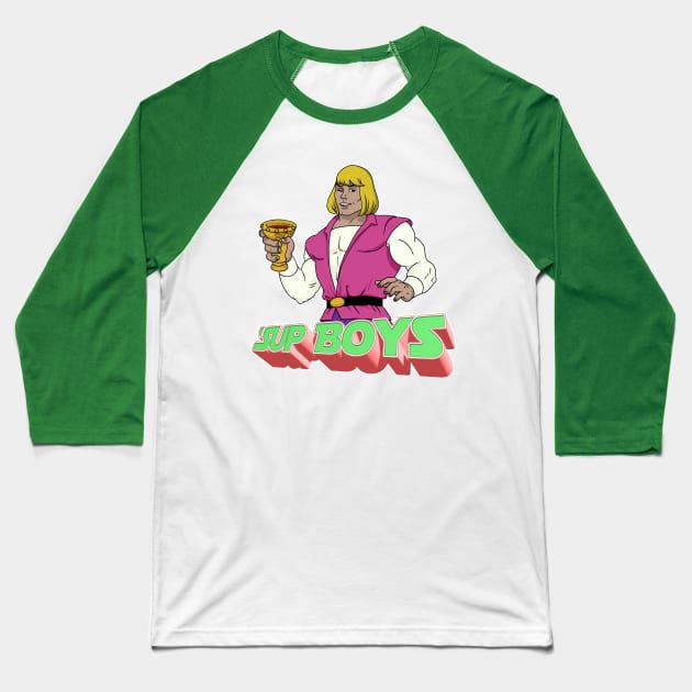 Prince Adam 'Sup Boys Baseball T-Shirt by RottenTanuki